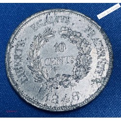 Essai concours Gayard 10 centimes 1848