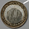 Médaille Argent jacob et Rachel, Stéphanie Napoléon et le Prince Louis de Bade, lartdesgents.fr
