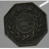 Jeton argent Caisse épargne de Bernay 1944 Concours Dévoué, lartdesgents.fr