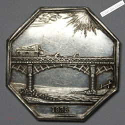 Jeton compagnie des ponts d'Asnières et d'Argenteuil 1838, lartdesgents.fr