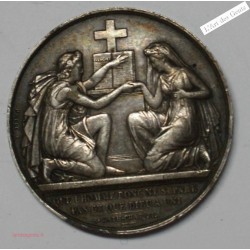 Médaille argent Mariage attribué 1861, lartdesgents.fr