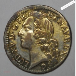 ECU d'or Louis XV 1740 grenoble Fausse d'époque, lartdesgents.fr