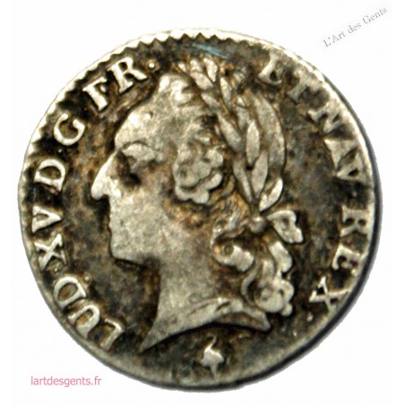 Louis XV, 1/20 Écu à la vieille tête, 1779, Paris, TB+, lartdesgents.fr