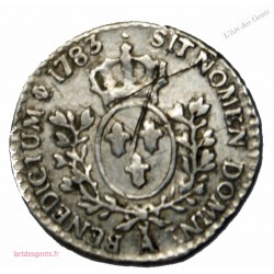 Louis XVI, 1/20 Ecu (6 sols) 1783 A, Paris, TTB/TB, lartdesgents.fr