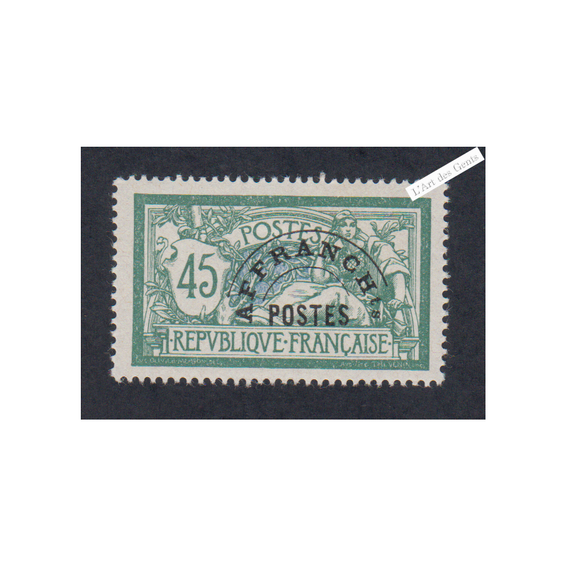 Timbre France Préoblitéré n°44 - Merson - Neuf* - cote 50 Euros signé - lartdesgents.fr