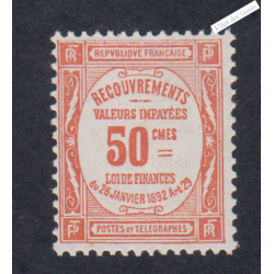 Timbre Taxe n°47 neuf*  cote 450 euros - signé, lartdesgents.fr