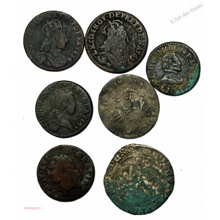 Petit lot de royales féodale en bronze billon, lartdesgents.fr