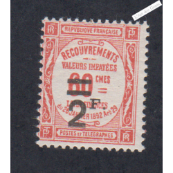 Timbre Taxe n°54  - Neuf** - cote 46 Euros - signé, lartdesgents.fr