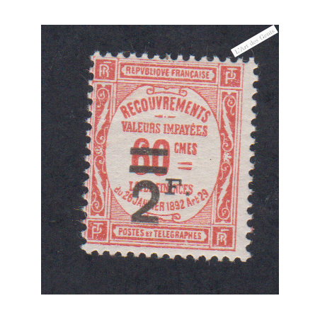 Timbre Taxe n°54  - Neuf** - cote 46 Euros - signé, lartdesgents.fr