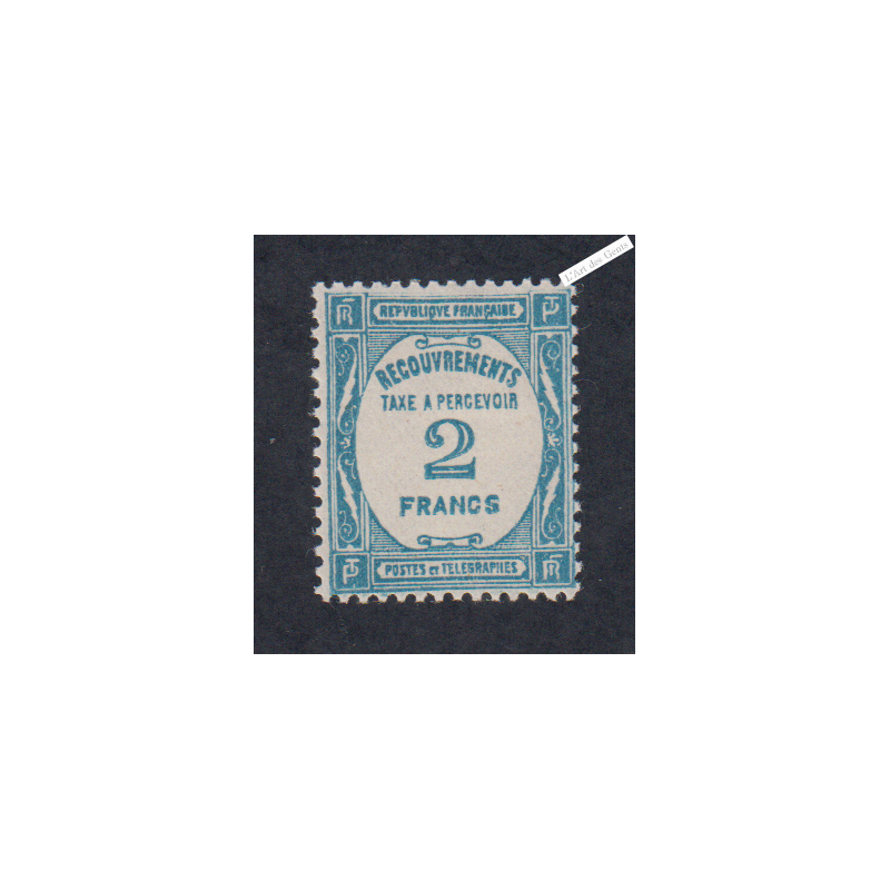 Timbre Taxe n°61 - Neuf* - cote 120 Euros - signé - lartdesgents.fr