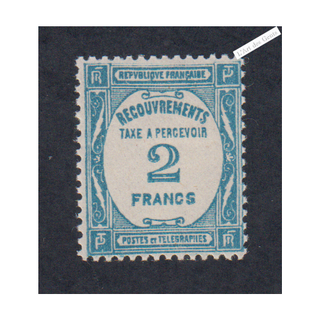 Timbre Taxe n°61 - Neuf* - cote 120 Euros - signé - lartdesgents.fr