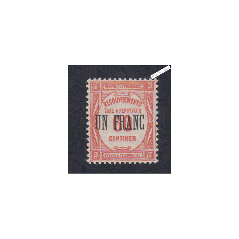 Timbre Taxe n°63 - Neuf** - cote 90 Euros  - lartdesgents.fr