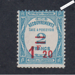 Timbre Taxe n°64 - Neuf** - cote 140 Euros  - lartdesgents.fr