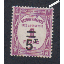 Timbre Taxe n°65 - Neuf* - cote 95 Euros  - Signé - lartdesgents.fr