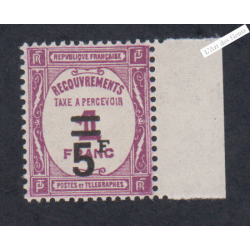 Timbre Taxe n°65 - Neuf** - cote 220 Euros  - Signé - lartdesgents.fr