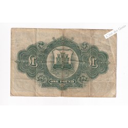 GIBRALTAR 1 POUND 1942 C665587 Pick 15b TB, lartdesgents.fr