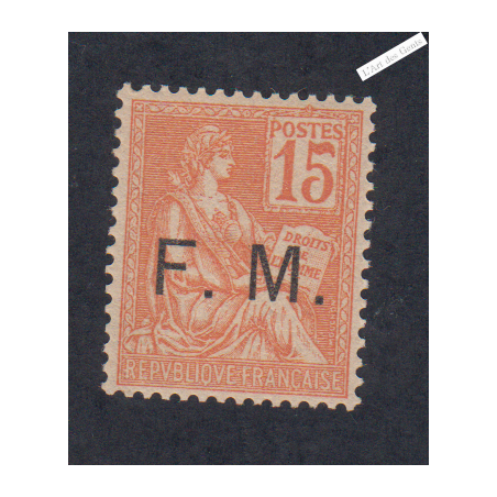 Timbre de Franchise Militaire n°1 - Neuf** 1901-04  Cote 235 Euros - lartdesgents