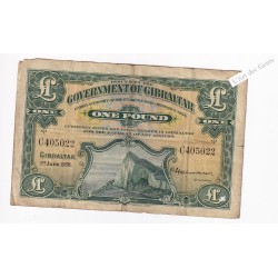 GIBRALTAR 1 POUND 1938 C405022 Pick 15a TB, lartdesgents.fr