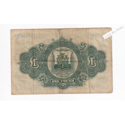 GIBRALTAR 1 POUND 1938 C447029 Pick 15a TB, lartdesgents.fr