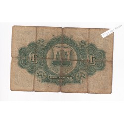 GIBRALTAR 1 POUND 1927 C132213 Pick 12 TB-, lartdesgents.fr