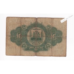 GIBRALTAR 1 POUND 1927 C174162 Pick 12 TB-, lartdesgents.fr