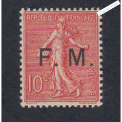Timbre Franchise Militaire -n°4 - 1901-04 - Neuf**  Signé - cote 130 Euros - lartdesgents.fr