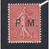 Timbre Franchise Militaire -n°4 - 1901-04 - Neuf**  Signé - cote 130 Euros - lartdesgents.fr