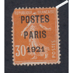 Timbre France Préoblitérén°29 - Neuf sans gomme - cote 90 Euros signé -  lartdesgents.fr