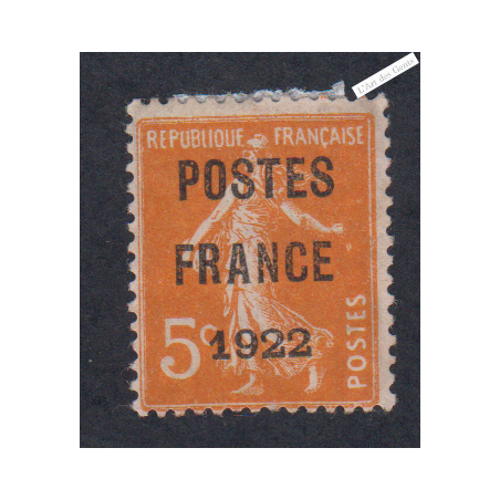 Timbre France Préoblitéré n°36 - Neuf sans gomme - cote 60 Euros signé - lartdesgents.fr