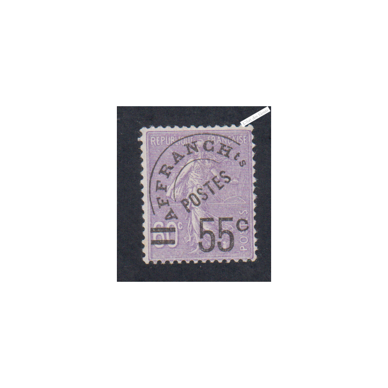 Timbre France Préoblitéré n°47 - Neuf sans gomme - cote 70 Euros signé - lartdesgents.f