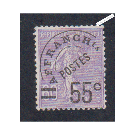 Timbre France Préoblitéré n°47 - Neuf sans gomme - cote 70 Euros signé - lartdesgents.f