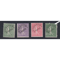 Timbres France Préoblitérés n°45 à n°49 sauf n°47 - Neufs** - cote 100 Euros - lartdesgents.fr