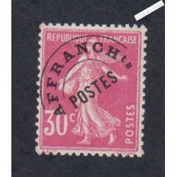Timbre France Préoblitéré n°59 - Neuf**  - cote 82 Euros - signé - lartdesgents.fr
