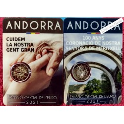 Duo BU 2 euro Andorre 2021 - Nostra Gent Gran + Maritxell - , lartdesgents.fr