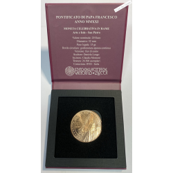 Coffret 20 euros FDC 2021 Vatican, Pape FRANCOIS, lartdesgents.fr