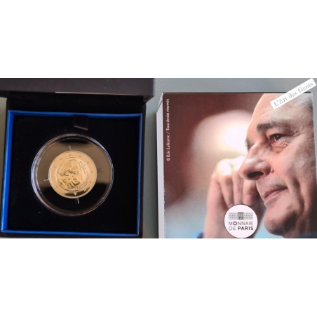 Coffret BE 2 euros 2022 JACQUES CHIRAC, lartdesgents.fr