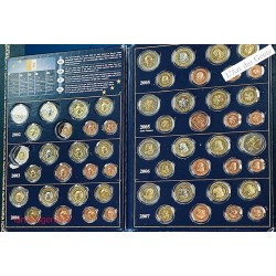 Coffret ESSAIS euros Vatican de 2002 à 2008 , lartdesgents.fr