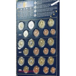 Coffret ESSAIS euros Vatican de 2002 à 2008 , lartdesgents.fr