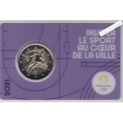 Coincard 
INVITER LE SPORT AU COEUR DE LA VILLE - monnaie de Paris JO 2024