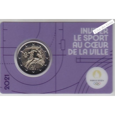 Coincard 
INVITER LE SPORT AU COEUR DE LA VILLE - monnaie de Paris JO 2024