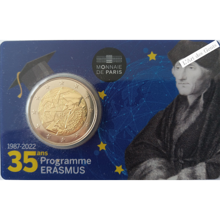 Coincard 2 Euro France 2022 - Erasmus, lartdesgents.fr