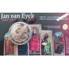 Coincard 2€ Belgique 2020 JAN VAN EYCK, lartdesgents.fr