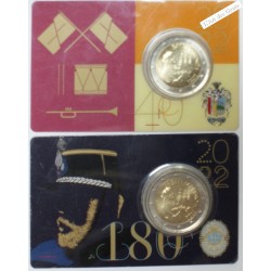 Coincards 2€ San Marin 2022 Musique et Gendarmerie, lartdesgents.fr