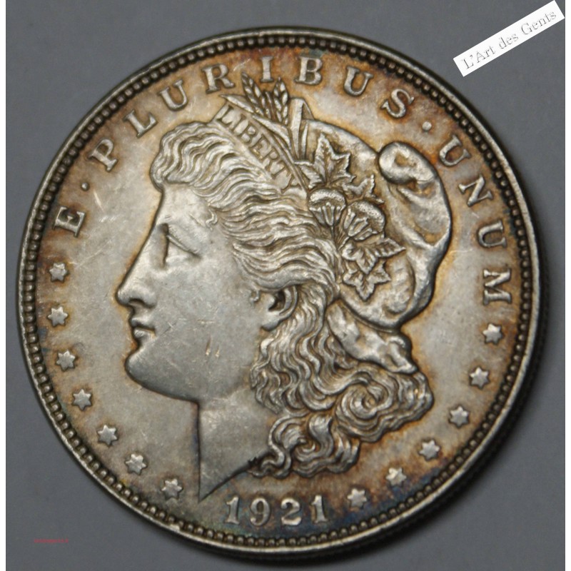 US Morgan, One Dollar, 1$ 1921 argent  , lartdesgents.fr