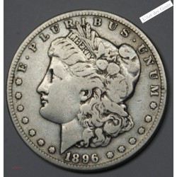 US Morgan, One Dollar, 1$ 1896S San Francisco argent  , lartdesgents.fr
