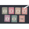 Timbres Taxe n°55 à n°60 et n°63 - Neufs* - cote 95 Euros - lartdesgents.fr