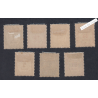 Timbres Taxe n°55 à n°60 et n°63 - Neufs* - cote 95 Euros - lartdesgents.fr