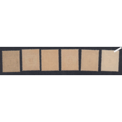 Timbres Taxe n°55 à n°60  - Neufs** - cote 110 Euros - lartdesgents.fr