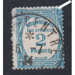 Timbre Taxe n°61 - Oblitéré - cote 50 Euros - lartdesgents.fr