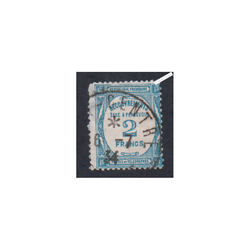 Timbre Taxe n°61 - Oblitéré - cote 50 Euros - lartdesgents.fr